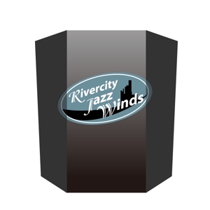 くり (curypapasan)さんのWind Jazz Orchestra 「Rivercity Jazz Winds」 のロゴ制作への提案