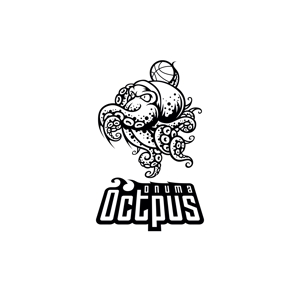 架空のバスケチーム Onuma Octopus のロゴの事例 実績 提案一覧 Id 217 ロゴ作成 デザインの仕事 クラウドソーシング ランサーズ