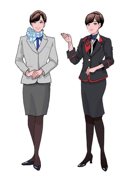 青井 チズル (aoi_chizuru)さんのJAL・ANA 制服の女性イラストへの提案