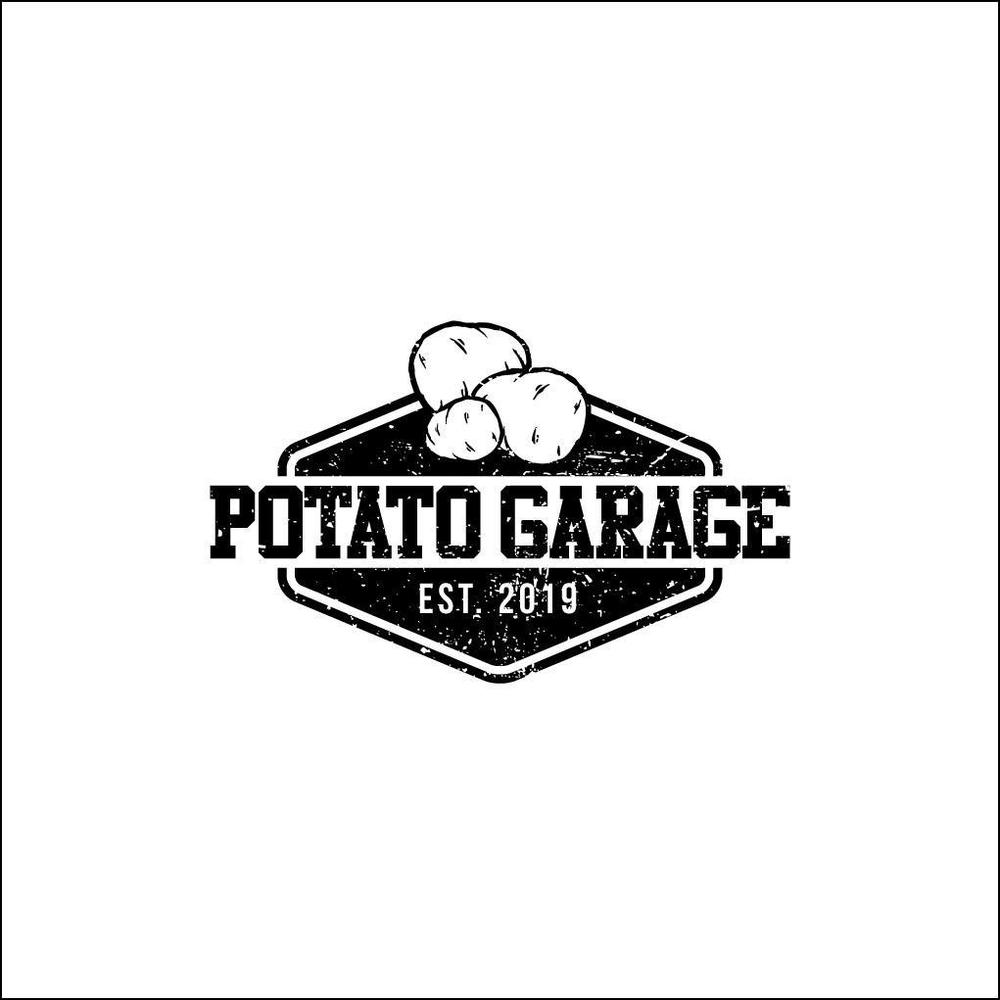 ジャガイモ料理専門キッチンカー「POTATO GARAGE」のロゴ