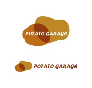 MacMagicianさんのジャガイモ料理専門キッチンカー「POTATO GARAGE」のロゴへの提案