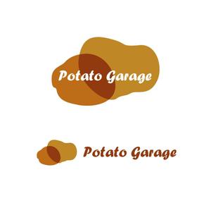 MacMagicianさんのジャガイモ料理専門キッチンカー「POTATO GARAGE」のロゴへの提案