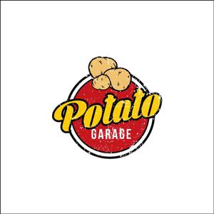 queuecat (queuecat)さんのジャガイモ料理専門キッチンカー「POTATO GARAGE」のロゴへの提案