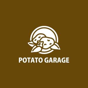 smoke-smoke (smoke-smoke)さんのジャガイモ料理専門キッチンカー「POTATO GARAGE」のロゴへの提案