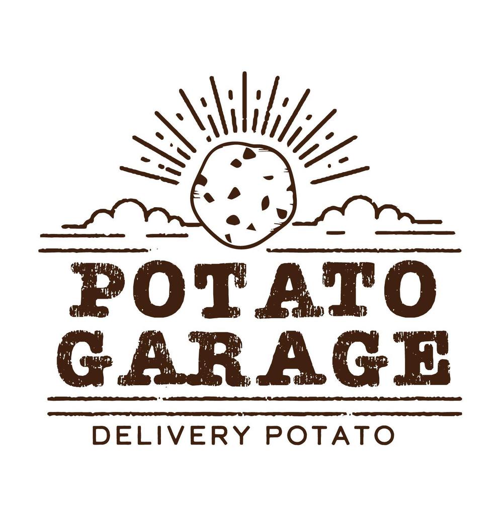 ジャガイモ料理専門キッチンカー「POTATO GARAGE」のロゴ