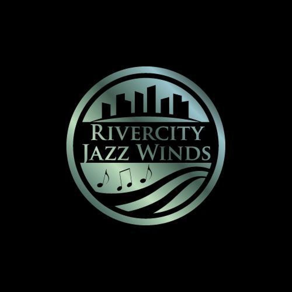 Wind Jazz Orchestra 「Rivercity Jazz Winds」 のロゴ制作