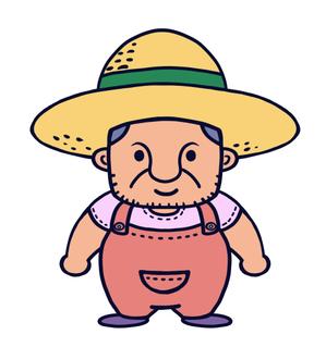 kerokero (kerokero_0420)さんの農産物食育ブログのゆるくてかわいい農家のおじさんキャラクターデザイン募集への提案