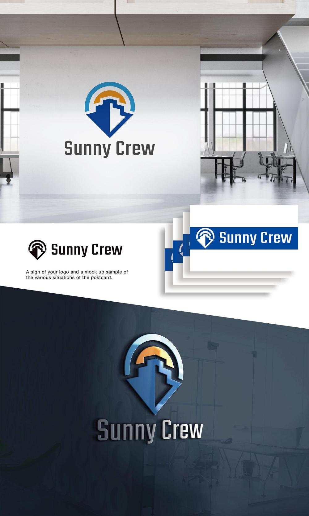 多目的な業種をこなす　Sunny Crew のロゴ