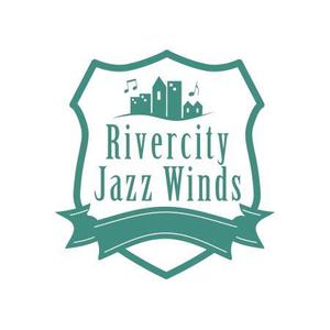 yukyukさんのWind Jazz Orchestra 「Rivercity Jazz Winds」 のロゴ制作への提案