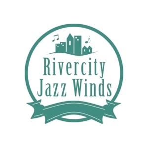 yukyukさんのWind Jazz Orchestra 「Rivercity Jazz Winds」 のロゴ制作への提案