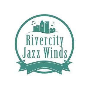 yukyukさんのWind Jazz Orchestra 「Rivercity Jazz Winds」 のロゴ制作への提案