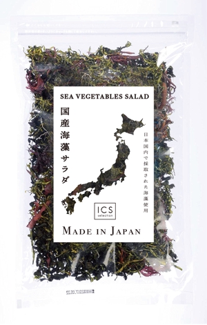 PAUL & TENT (NKDESIGN)さんの乾燥海藻サラダのラベルデザインへの提案