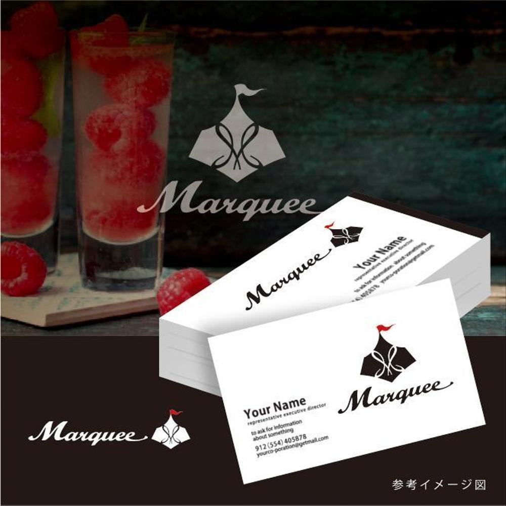 飲食店　「marquee」の　ロゴ