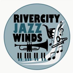 artvintage_8さんのWind Jazz Orchestra 「Rivercity Jazz Winds」 のロゴ制作への提案