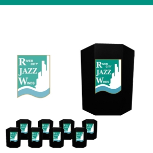 fplus (favolit_plus)さんのWind Jazz Orchestra 「Rivercity Jazz Winds」 のロゴ制作への提案