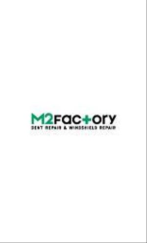 s10qm (s10qm0224)さんの【ロゴあり】デントリペア、ウインドリペア店「M2 Factory」の名刺デザインへの提案
