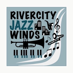 artvintage_8さんのWind Jazz Orchestra 「Rivercity Jazz Winds」 のロゴ制作への提案