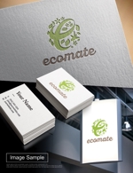 HABAKIdesign (hirokiabe58)さんのリサイクルPETボトルから作ったエコ商品「ecomate」のロゴ作成への提案