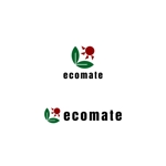 Yolozu (Yolozu)さんのリサイクルPETボトルから作ったエコ商品「ecomate」のロゴ作成への提案