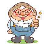 ミツヒダ　リョウコ (ryoko_G)さんの農産物食育ブログのゆるくてかわいい農家のおじさんキャラクターデザイン募集への提案