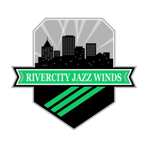 hellkickさんのWind Jazz Orchestra 「Rivercity Jazz Winds」 のロゴ制作への提案