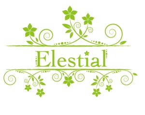 さんの「Elestial」ロゴ＆マークのデフォルメ作業（商標登録なし）への提案