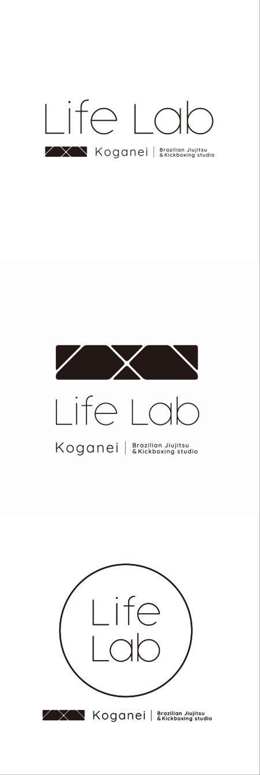 格闘技スタジオ「Life Lab」のロゴ作成