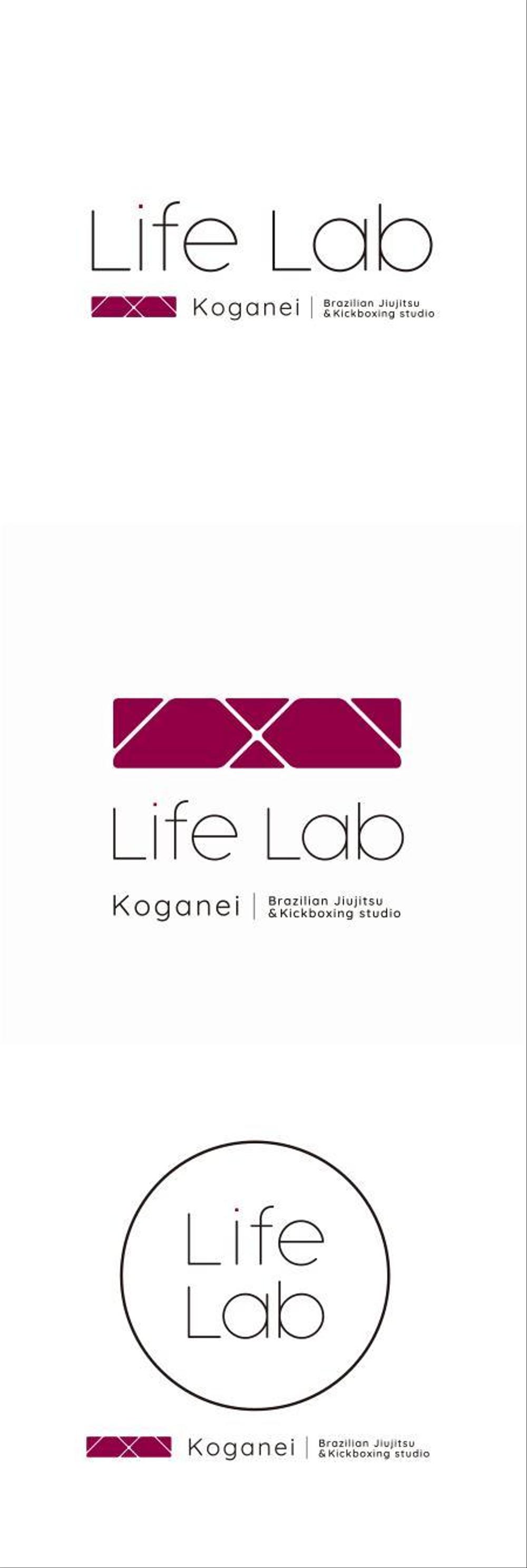 格闘技スタジオ「Life Lab」のロゴ作成