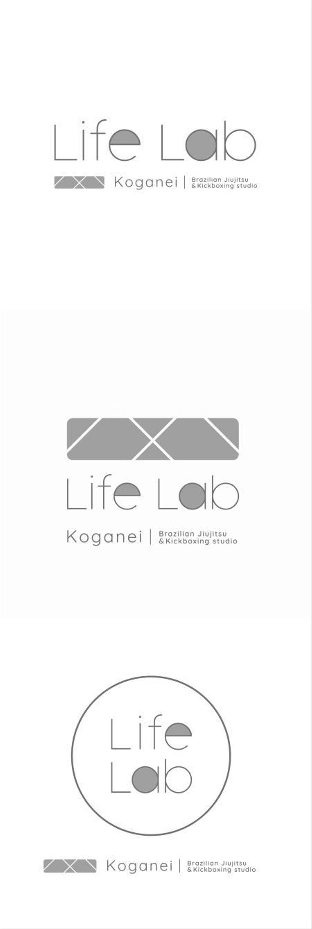 格闘技スタジオ「Life Lab」のロゴ作成