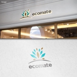 FUKU (FUKU)さんのリサイクルPETボトルから作ったエコ商品「ecomate」のロゴ作成への提案