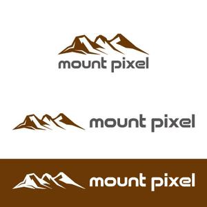 perles de verre (perles_de_verre)さんの「mount pixel」のロゴ　への提案