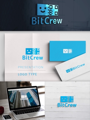 conii.Design (conii88)さんのリアルアフィリエイトサイト「BitCrew」のロゴへの提案