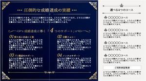 yasu15 (yasu15)さんのBRIDAL GYM「婚サルタント」の名刺サイズの三つ折りチラシへの提案