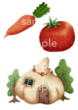 ヤマダサラ ()さんのおしゃれな野菜のイラストへの提案