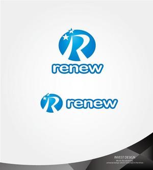 invest (invest)さんの新会社「renew」のロゴ　～磨き・再生の内装業～への提案