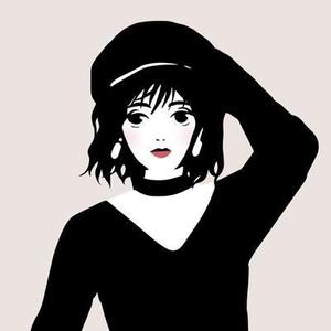 鈴木ショウコ (suzuki_ok)さんの若い女性のファッションを紹介していくSNS用アカウントのアイコンイラスト作成への提案