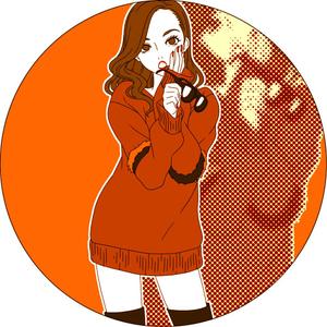 さんの若い女性のファッションを紹介していくSNS用アカウントのアイコンイラスト作成への提案