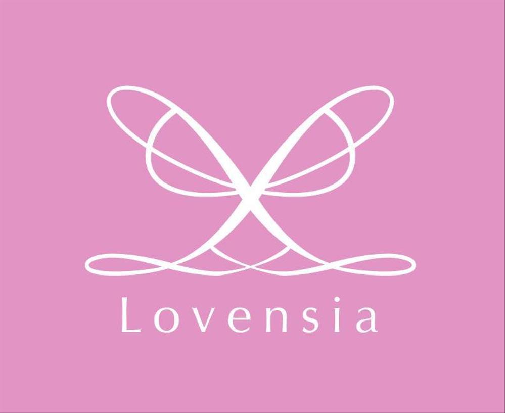 「Lovensia - ラベンシア -」のロゴ作成