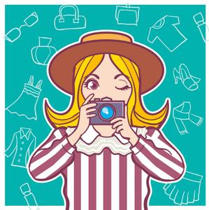 松本イチロウ (tora_jiroh)さんの若い女性のファッションを紹介していくSNS用アカウントのアイコンイラスト作成への提案