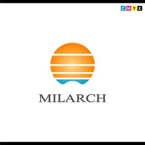 さんの「MILARCH」のロゴ作成への提案