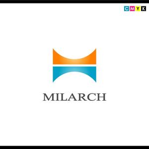 さんの「MILARCH」のロゴ作成への提案