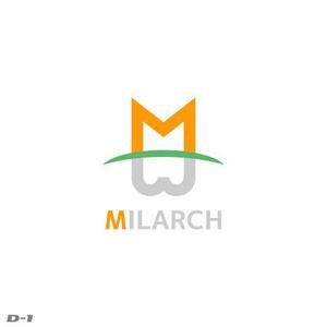 さんの「MILARCH」のロゴ作成への提案