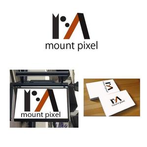 ソラオ (qcooko)さんの「mount pixel」のロゴ　への提案