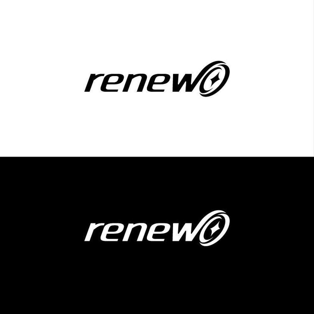 新会社「renew」のロゴ　～磨き・再生の内装業～