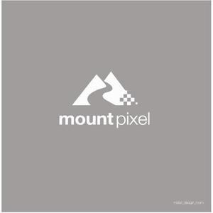 greens (midori_design_room)さんの「mount pixel」のロゴ　への提案