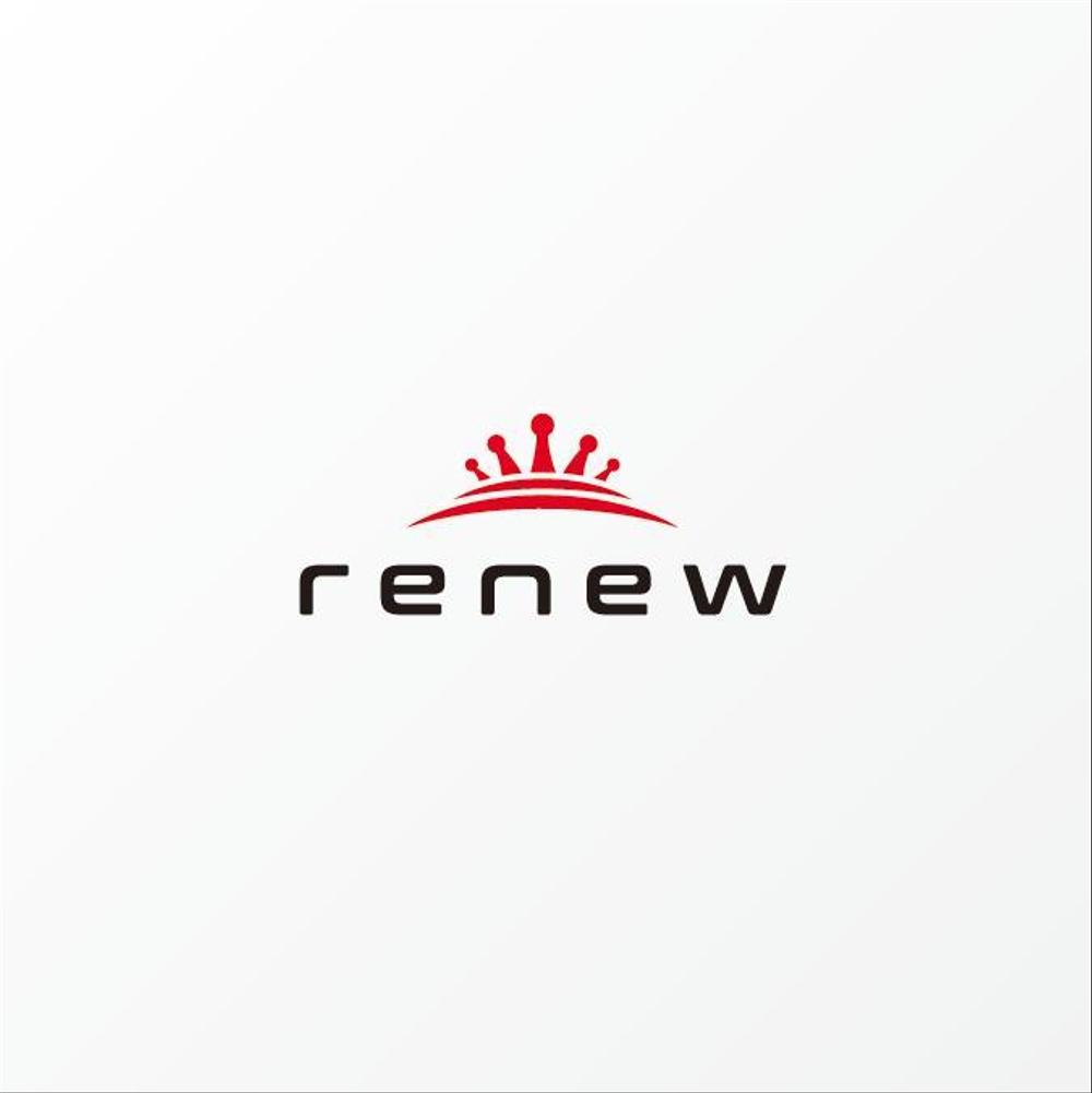 新会社「renew」のロゴ　～磨き・再生の内装業～