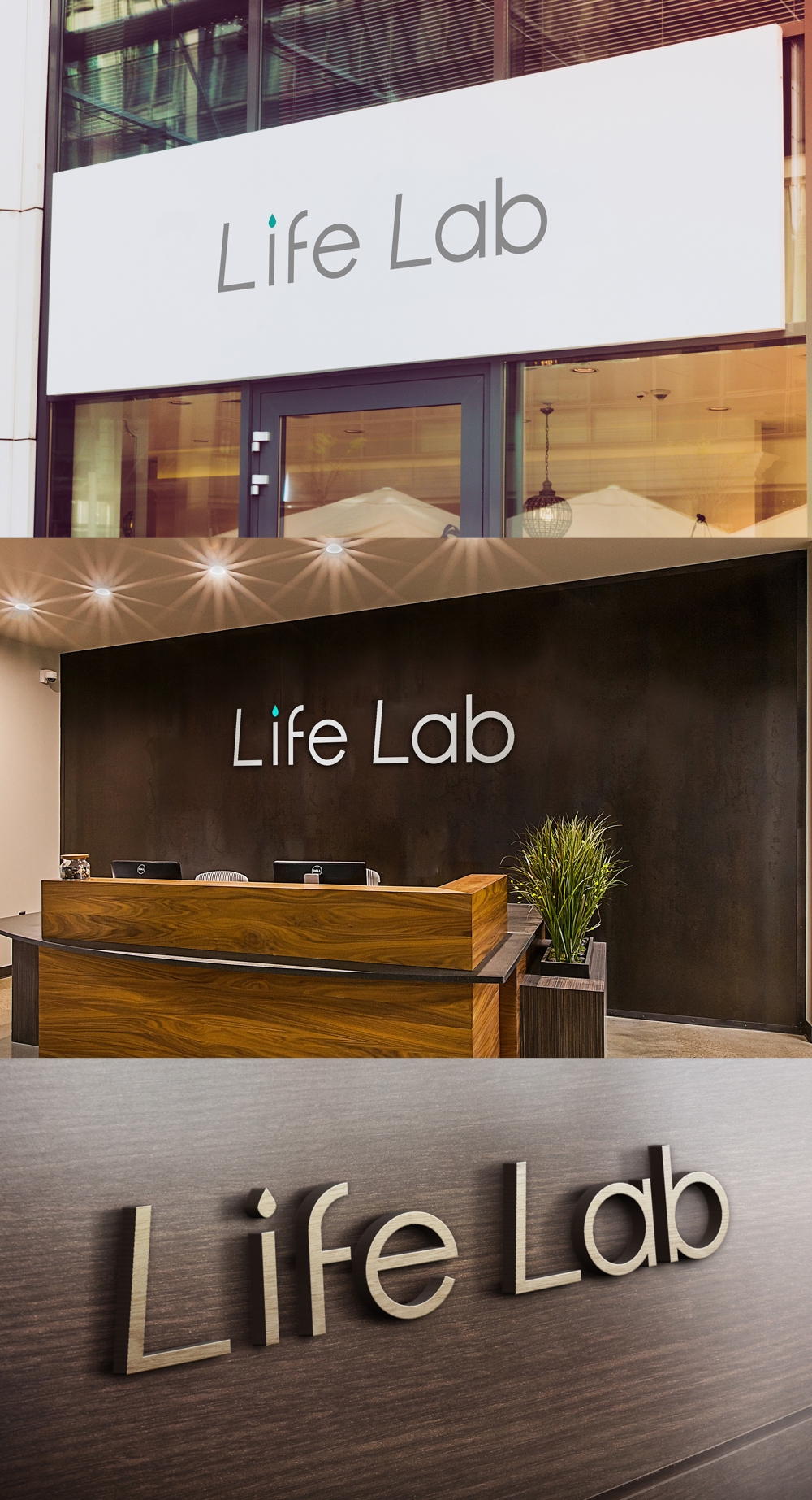 格闘技スタジオ「Life Lab」のロゴ作成