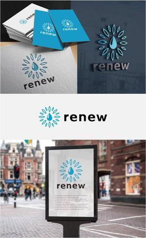 drkigawa (drkigawa)さんの新会社「renew」のロゴ　～磨き・再生の内装業～への提案