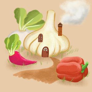 AKIKO (akikonpeitou123)さんのおしゃれな野菜のイラストへの提案