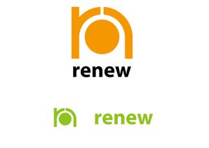 THREEWHEELS (threewheels)さんの新会社「renew」のロゴ　～磨き・再生の内装業～への提案